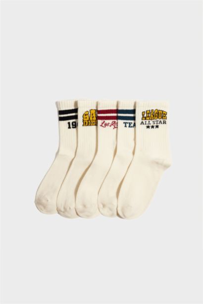Lot de 5 Chaussettes longues en coton pour garçon