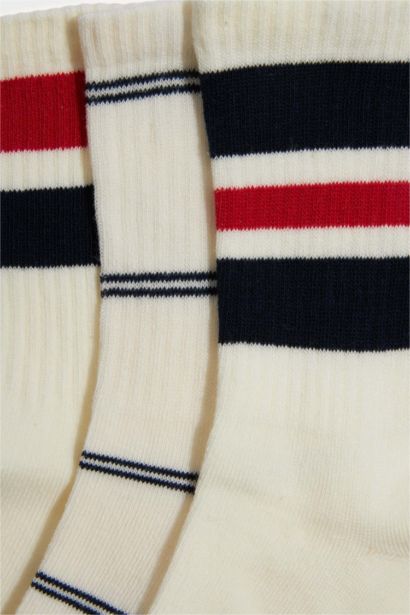 Boy 3 Piece Cotton Long Socks