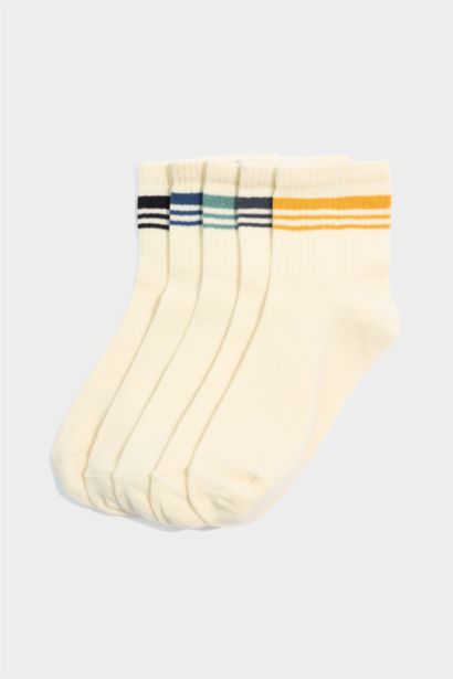 Boy 5 Piece Cotton Short Sockss