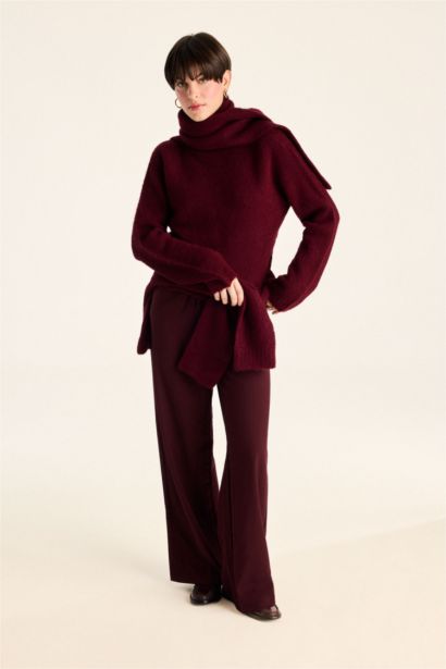 Regular Fit Yarım Balıkçı Yaka Triko Kazak