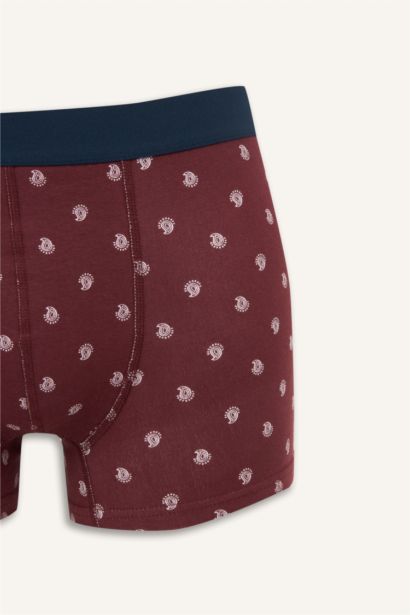 Regular Fit Paisley Pattern 3 Piece Boxers