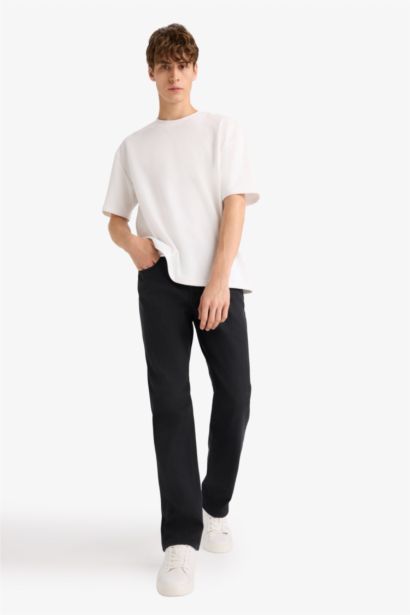 Diago Comfort Fit High Waist Wide Leg Jeans