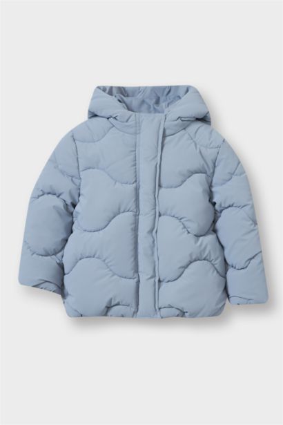 Baby Girl Hooded Puffer Jacket