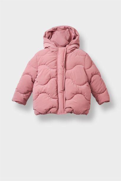 Baby Girl Hooded Puffer Jacket