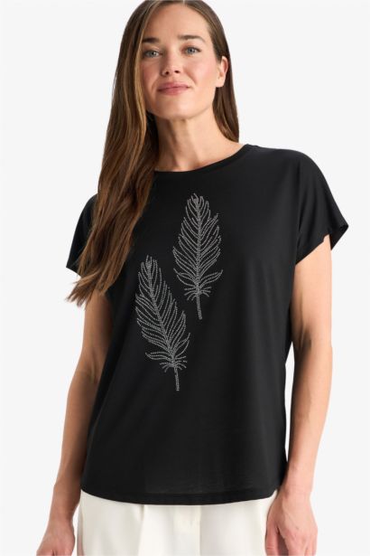 Regular Fit Crew Neck Short Sleeve T-Shirt