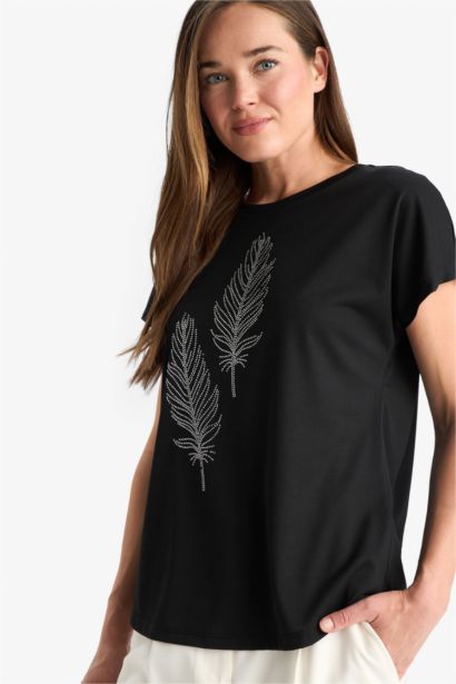 Regular Fit Crew Neck Short Sleeve T-Shirt