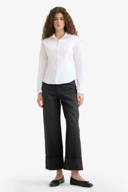 ұзын бұлшықет пішімі Ұзын жеңді көйлек