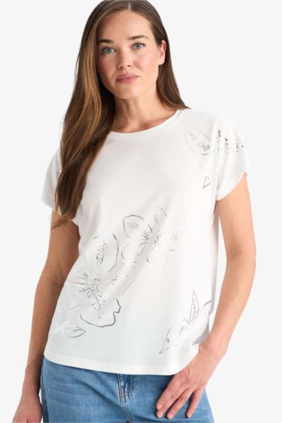 Regular Fit Crew Neck Short Sleeve T-Shirt