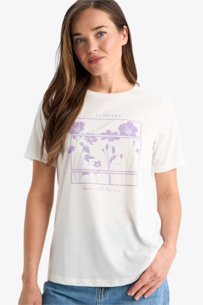 Regular Fit Crew Neck Short Sleeve T-Shirt