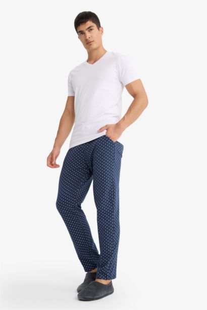 Regular Fit Printed Knitted Bottoms