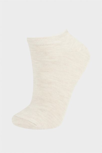 Woman 5 Piece Cotton Booties Socks