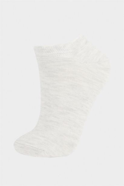 Woman 5 Piece Cotton Booties Socks