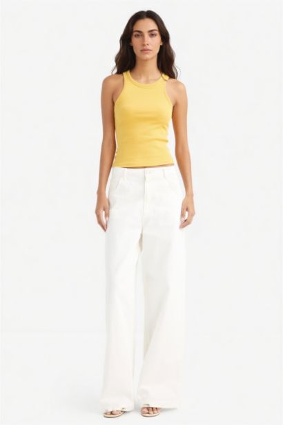 كيمونه مضلع سليم فيت بياخة مستديرة