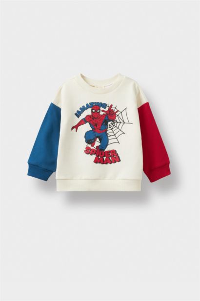 Baby Boy Marvel Comics Crew Neck Sweatshirt