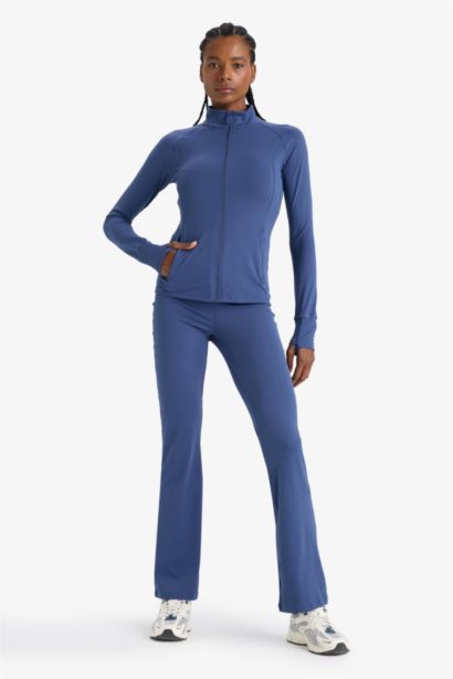 DeFactoFit Flare Wide Leg Trousers