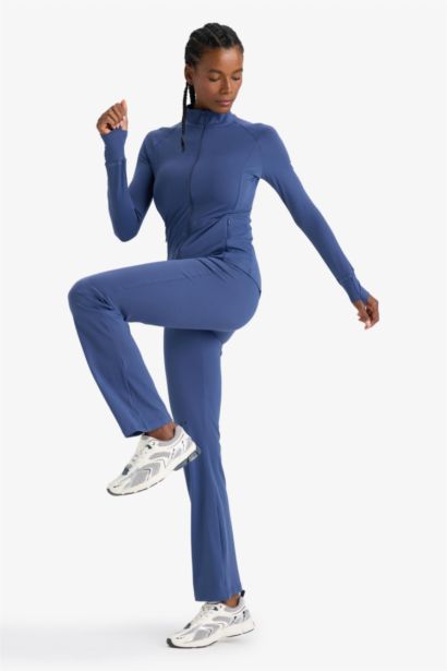 DeFactoFit Flare Wide Leg Trousers