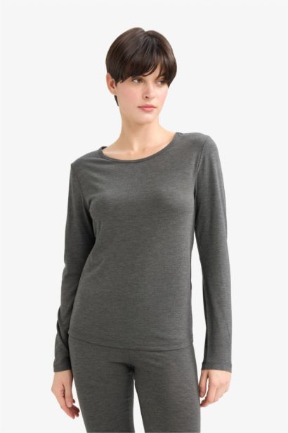 Long Sleeve Knitted Tops