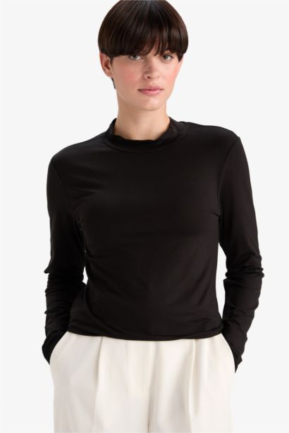 Long Sleeve Knitted Tops