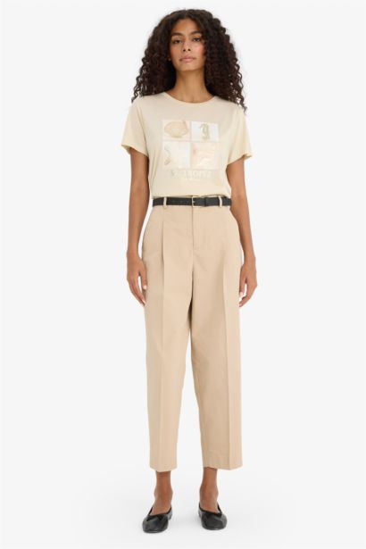 Regular Fit Crew Neck Short Sleeve T-Shirt