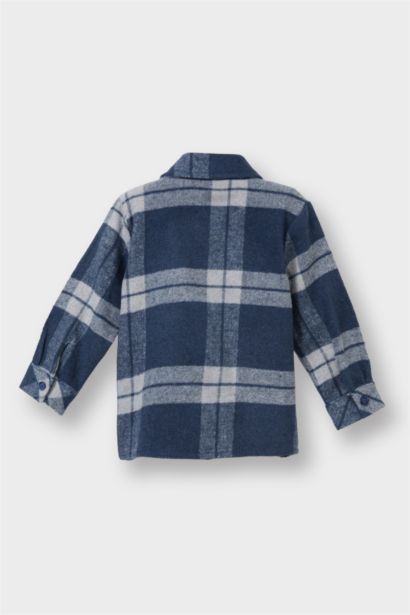 Baby Boy Plaid Flannel Long Sleeve Shirt