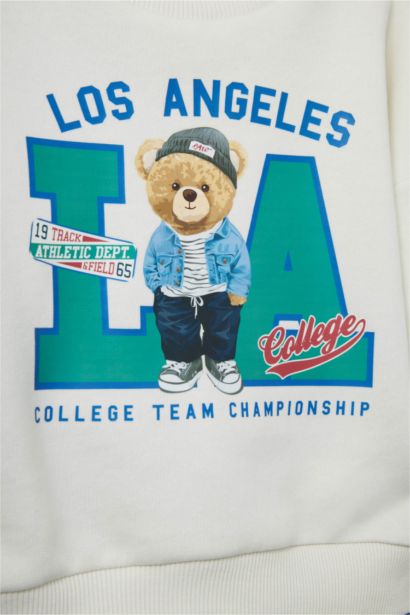 Baby Boy Printed Sweatshirt Pants 2 Piece Set