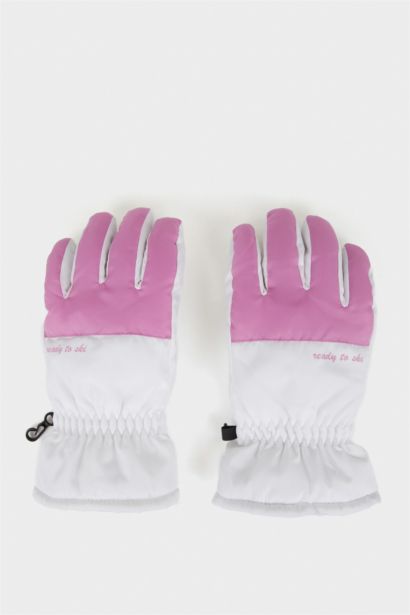 Girl Color Block Gloves