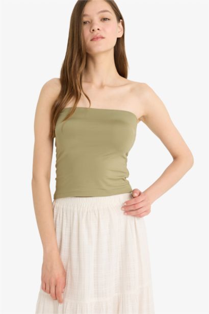 توب مخصر سليم فيت بدون حمالات