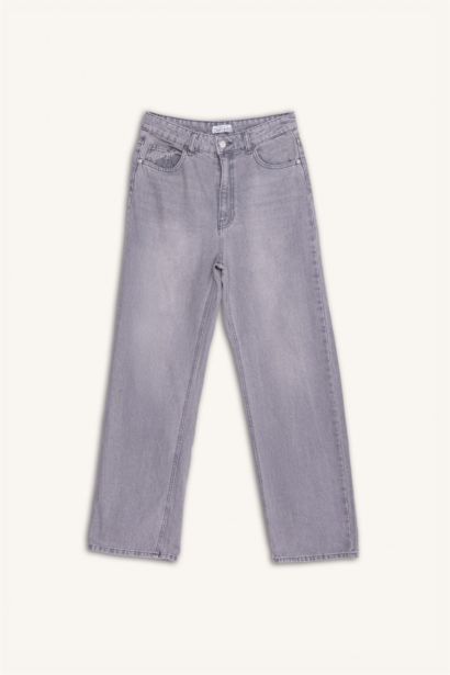 90's Wide Leg High Waist Long Jeans