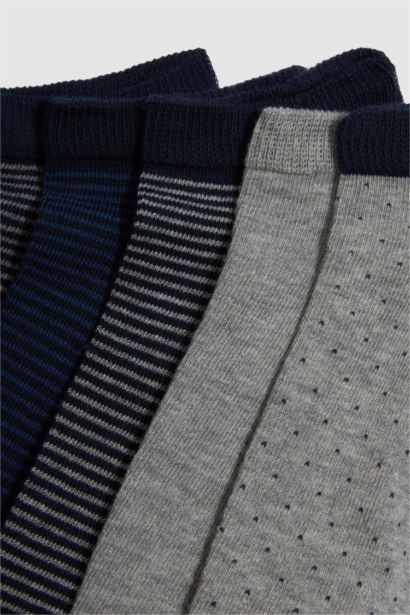 Man 5 Piece Cotton Short Socks