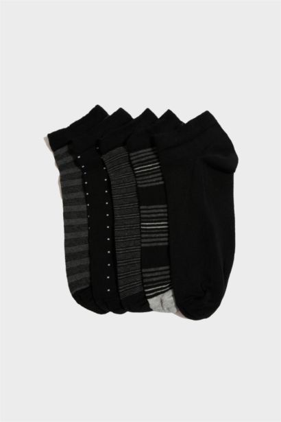 Lot de 5 paires de Chaussettes courtes en coton pour homme