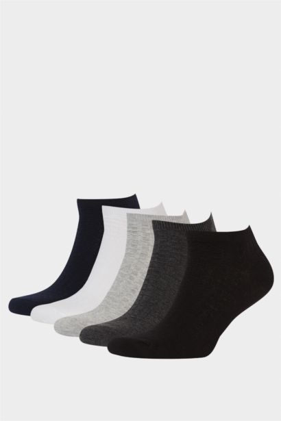Lot de 5 paires de Chaussettes courtes en coton pour homme