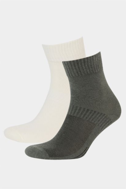 Lot de 2 Chaussettes longues en coton pour homme