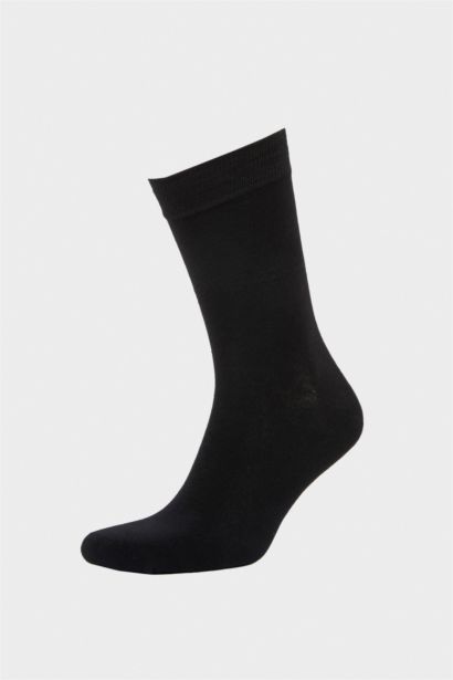 Erkek Dikişsiz 3'lü Bambu Uzun Çorap