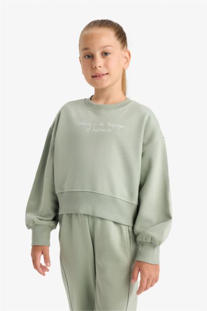 Ensemble Sweat et Jogging basiques pour fille