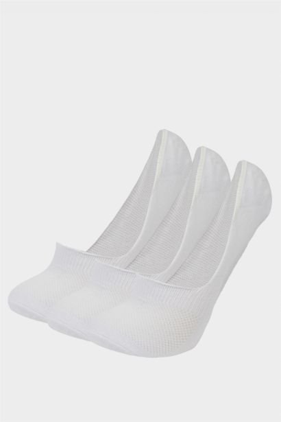 Lot de 3 Chaussettes invisibles en coton pour femme