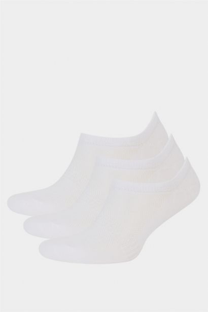 Lot de 3 Chaussettes sneaker en coton pour femme
