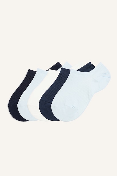 5'li Pamuklu Sneaker Çorap