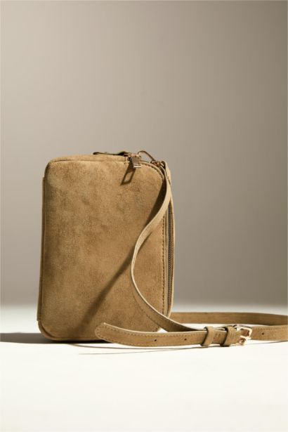 Süet Çapraz Çanta