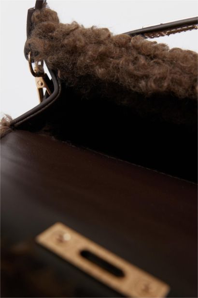 Kadın Pelüş El Çantası