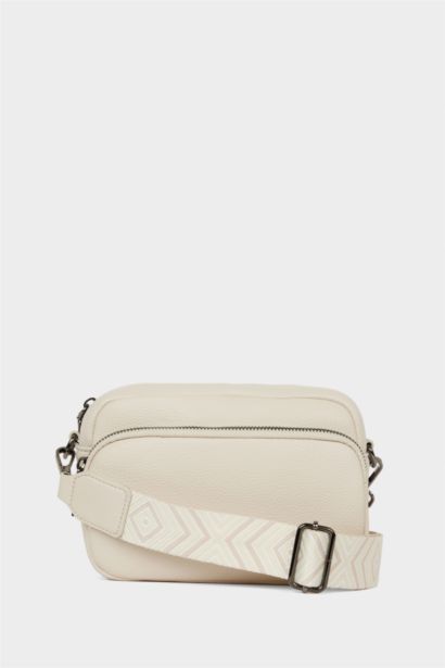 Suni Deri Çapraz Çanta