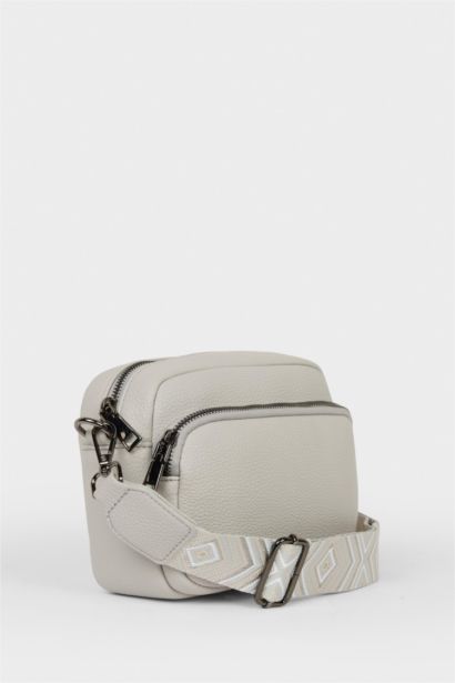 Suni Deri Çapraz Çanta