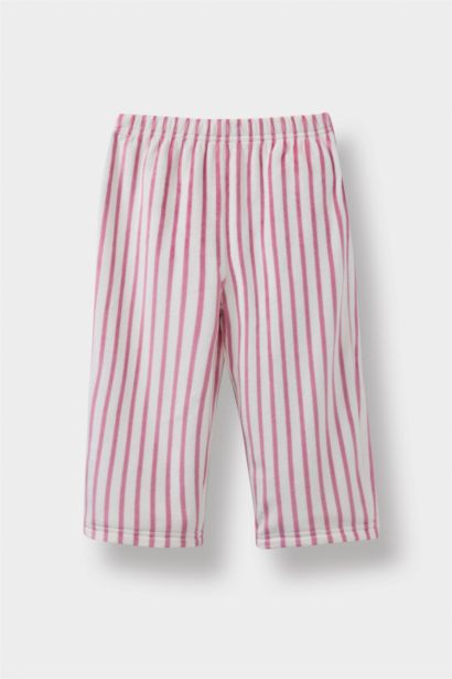 2 piece Regular Fit Striped Knitted Pyjamas