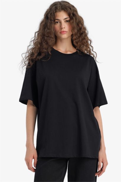 تيشيرت نص ردن قصة عادية - قطعتين