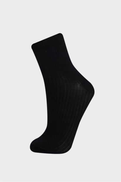 3'lü Pamuklu Soket Çorap