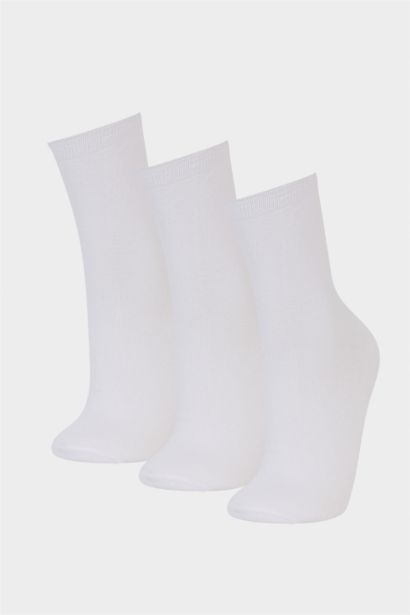 Woman 3 Piece Cotton Long sock