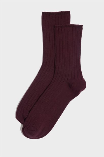 Kadın 5'li Pamuklu Uzun Çorap