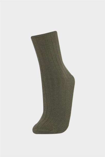 Woman 5 Piece Cotton Long Sockss