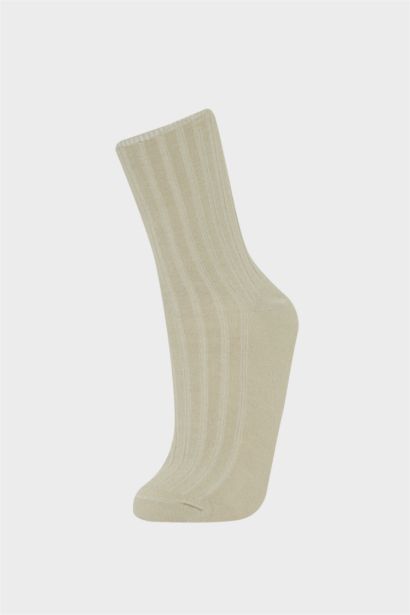 Woman 5 Piece Cotton Long Sockss