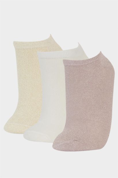Woman 3 Piece Cotton Ankle Socks