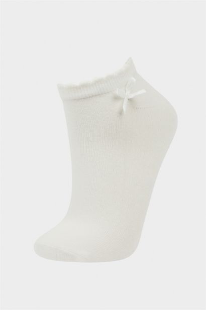 Kadın 3'lü Pamuklu Patik Çorap